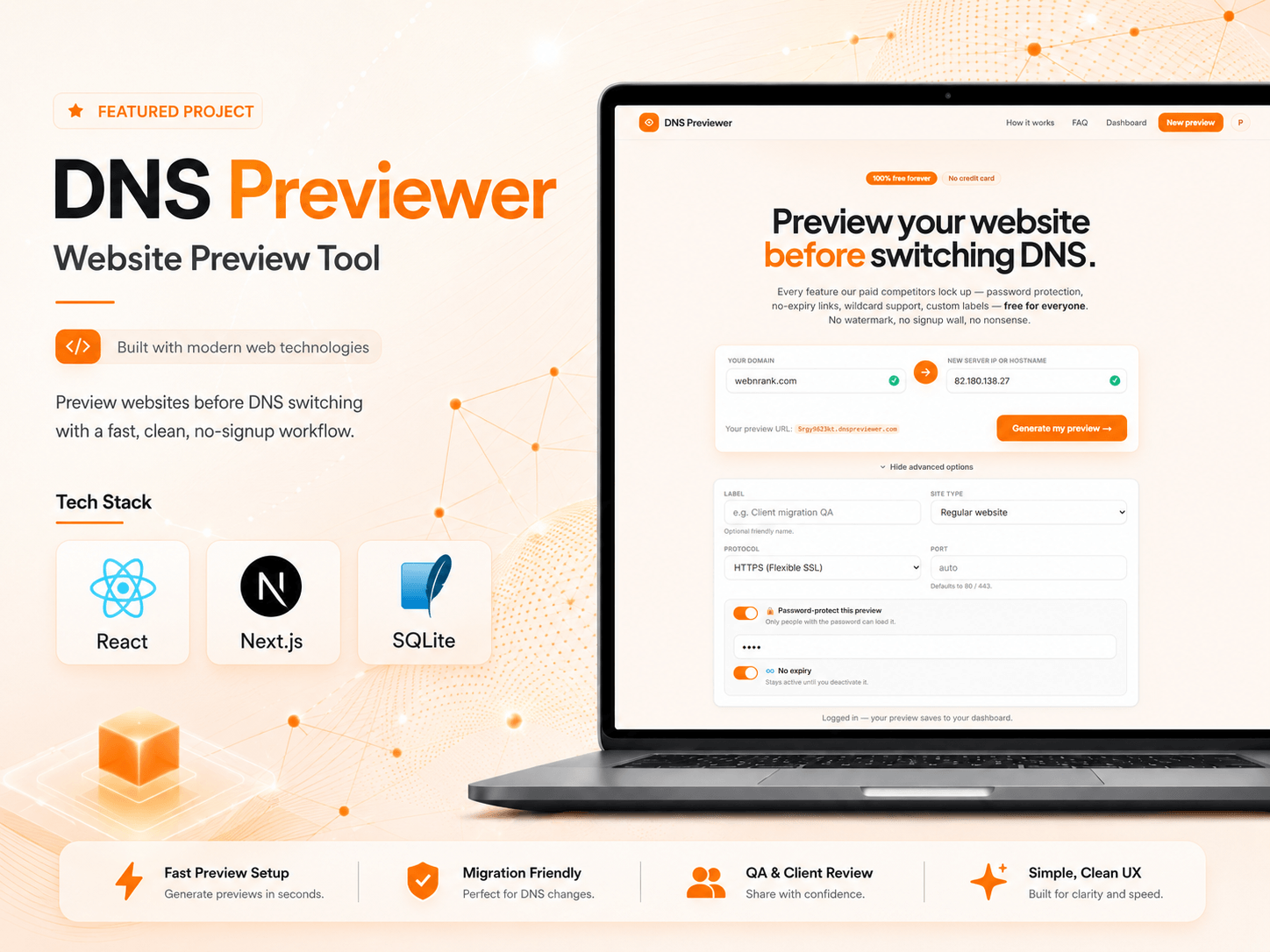 portfolio_DNS Previewer